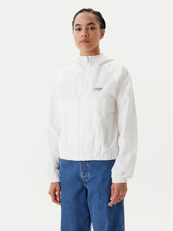 Tommy Jeans Neperpučiama striukė · Écru