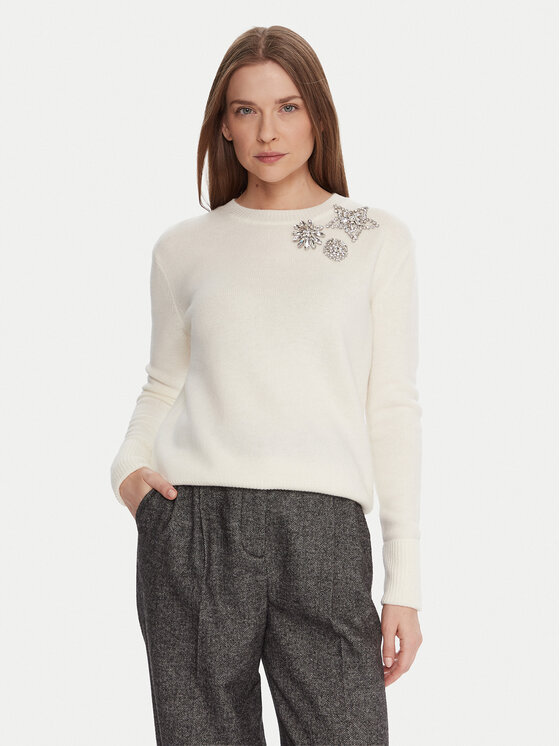 Kodas 20MAY KAOS Megztinis · Écru · Regular Fit