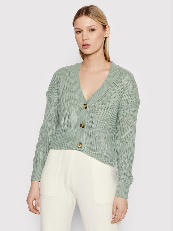 ONLY Kardiganas · Žalia · Relaxed Fit