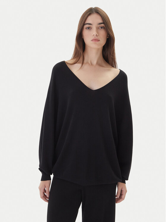 Kontatto Megztinis · Juoda · Relaxed Fit
