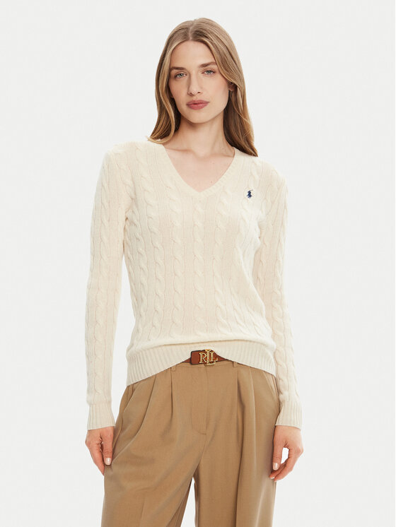 Polo Ralph Lauren Megztinis · Écru · Slim Fit