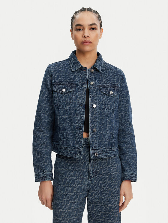 Armani Exchange Džinsinė striukė · Mėlyna