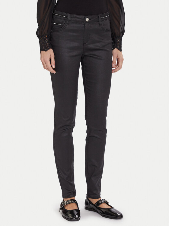 Morgan Džinsai · Juoda · Slim Fit