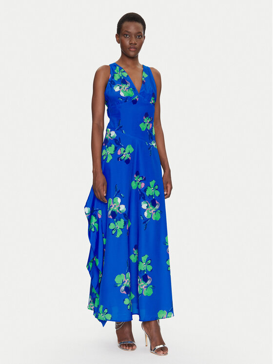 Morgan Vakarinė suknelė · Mėlyna · Maksi