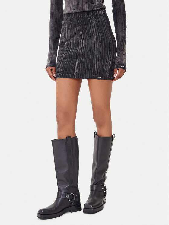 Guess Jeans Mini sijonas · Pilka · Mini