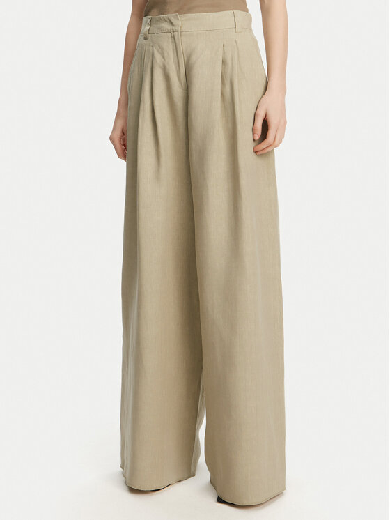 Kodas 20MAY Marella Palazzo kelnės · Chaki · Regular Fit