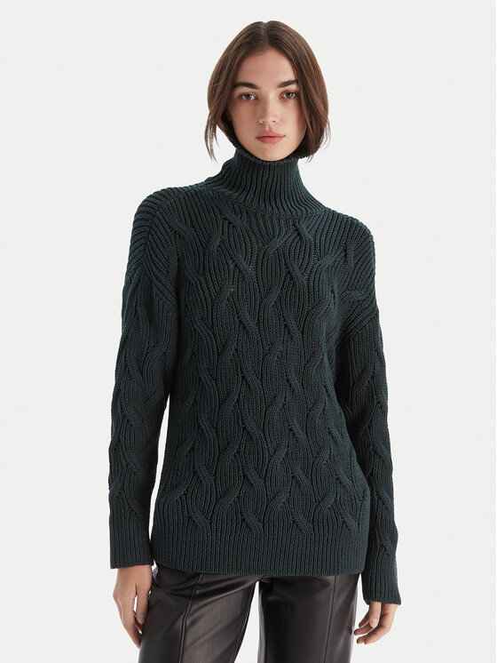 Armani Exchange Golfas · Žalia · Regular Fit
