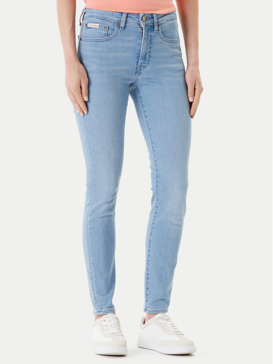 Calvin Klein Jeans Džinsai · Mėlyna · Skinny Fit
