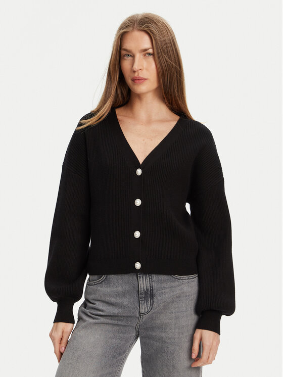 Guess Kardiganas · Juoda · Relaxed Fit