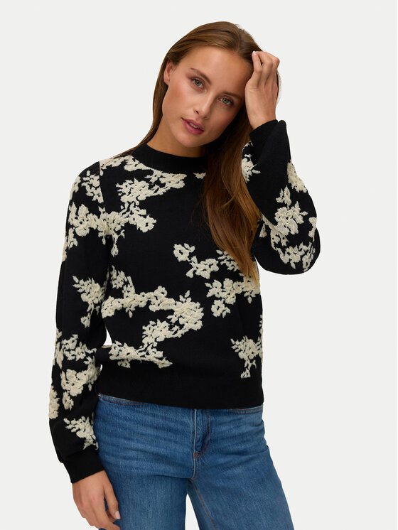 Vero Moda Megztinis · Juoda · Regular Fit