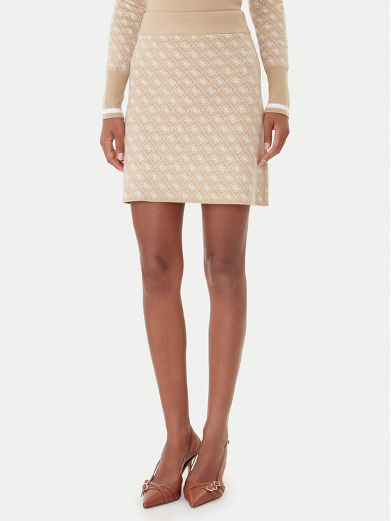 Guess Tiesus sijonas · Smėlio · Mini