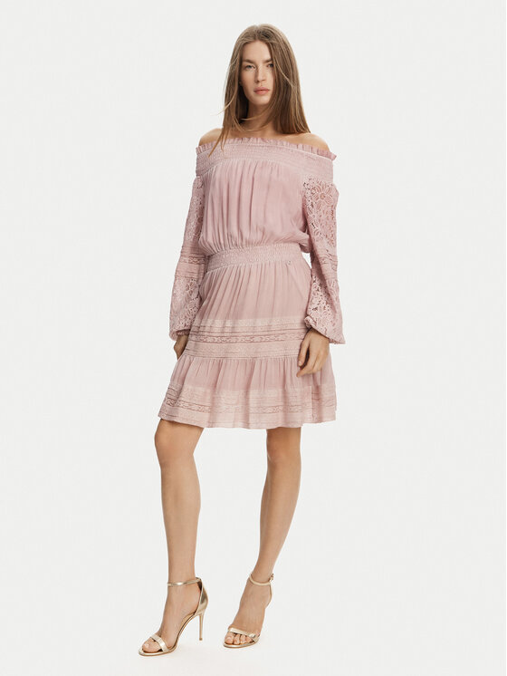 Guess Kokteilinė suknelė · Rožinė · Mini