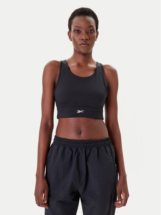 Reebok Sportinė liemenėlė · Juoda