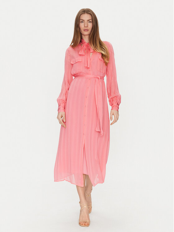 TWINSET Marškinių tipo suknelė · Oranžinė · Midi