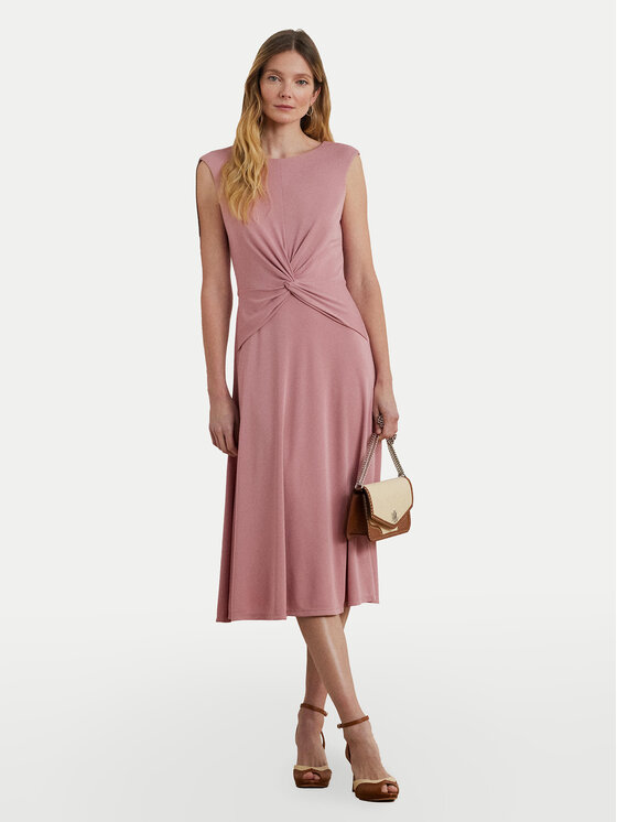 LAUREN RALPH LAUREN Kasdieninė suknelė · Rožinė · Midi