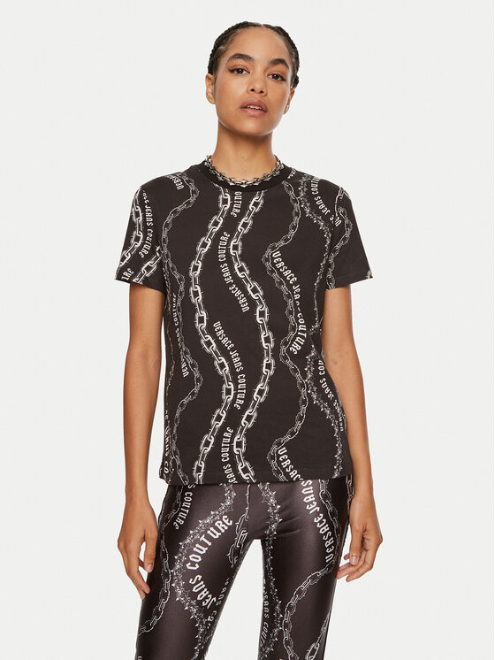 Versace Jeans Couture Marškinėliai · Juoda