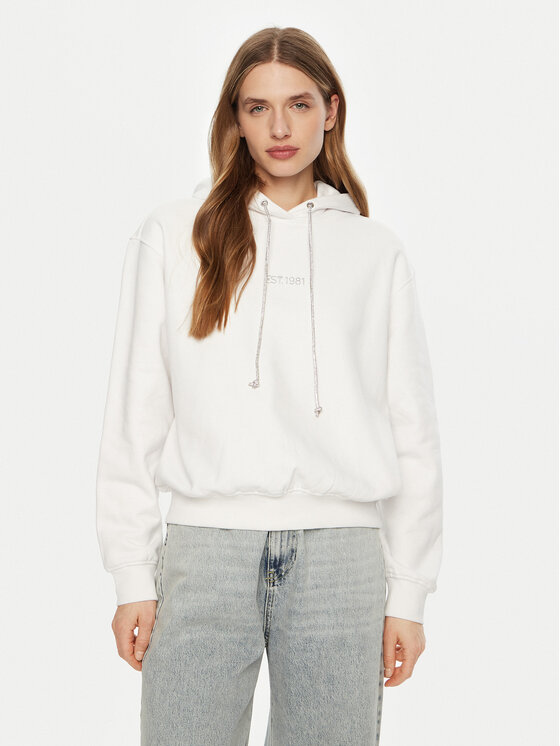 Guess Džemperis · Balta · Regular Fit