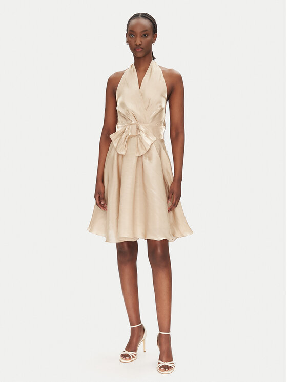 Rinascimento Kokteilinė suknelė · Auksinė · Mini