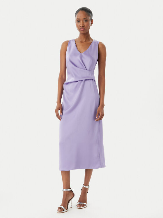Rinascimento Kokteilinė suknelė · Violetinė · Midi