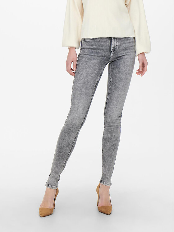 ONLY Džinsai · Pilka · Skinny Fit