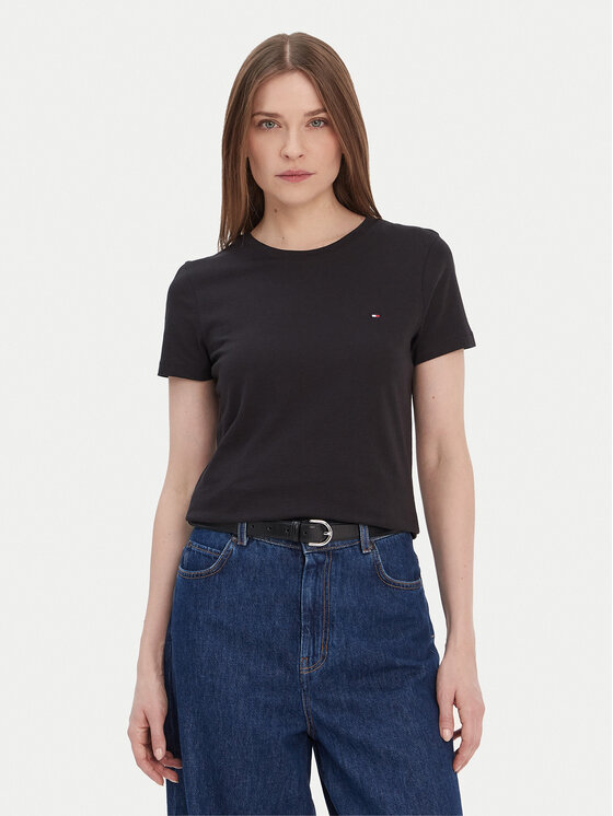 Tommy Hilfiger Marškinėliai · Juoda