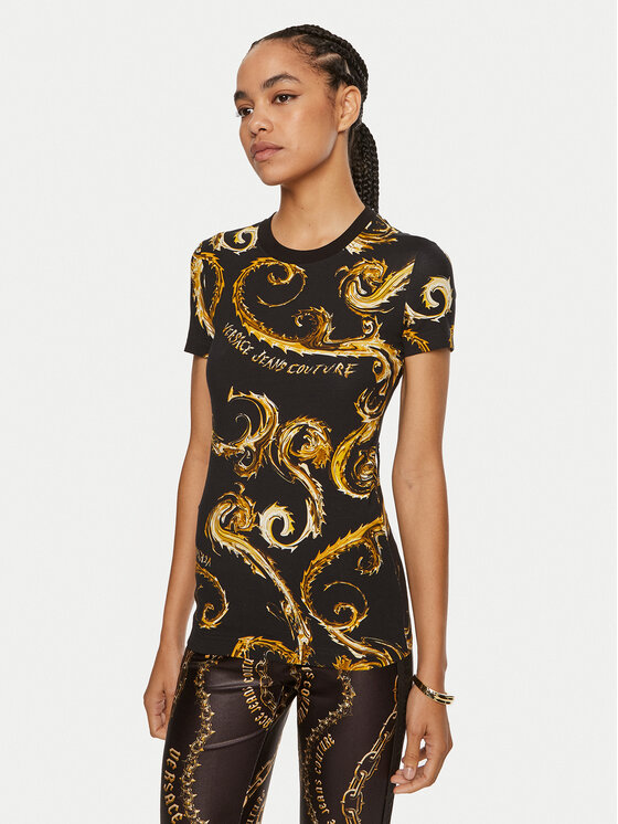 Versace Jeans Couture Marškinėliai · Juoda