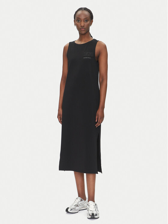 EA7 Emporio Armani Kasdieninė suknelė · Juoda · Midi