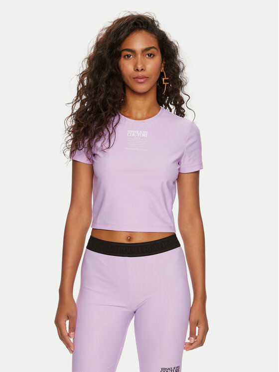 Versace Jeans Couture Marškinėliai · Violetinė
