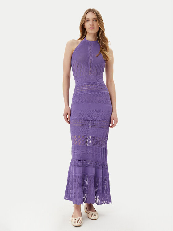 TWINSET Trikotažinė suknelė · Violetinė · Midi