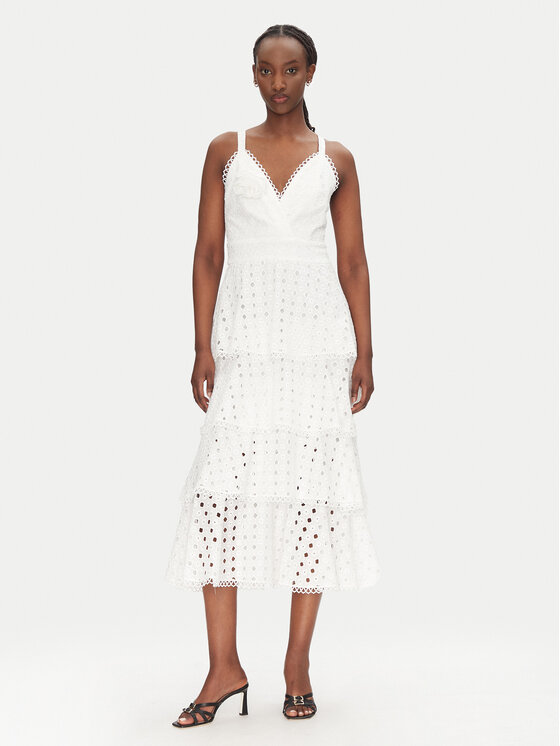 ACCESS FASHION Vasarinė suknelė · Balta · Midi
