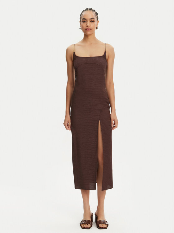 JACQUEMUS Kokteilinė suknelė · Ruda · Midi