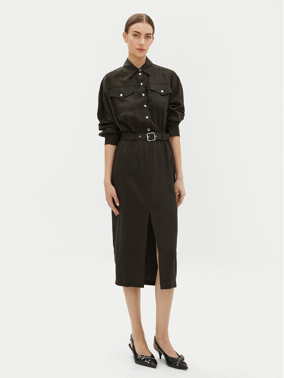 PINKO Kasdieninė suknelė · Žalia · Midi