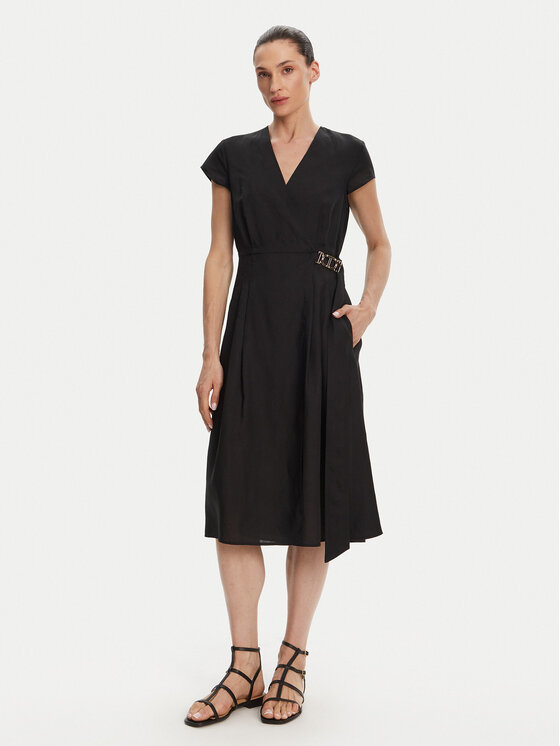 TWINSET Vasarinė suknelė · Juoda · Midi