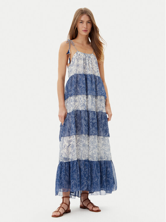 Pepe Jeans Vasarinė suknelė · Mėlyna · Maksi