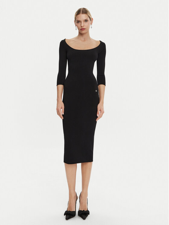 Dolce&Gabbana Trikotažinė suknelė · Juoda · Midi 1