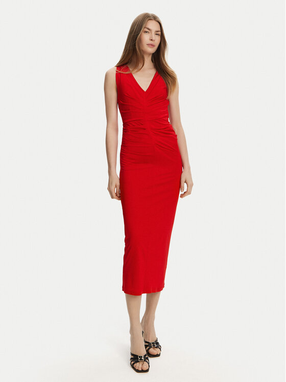Marella Kokteilinė suknelė · Raudona · Midi