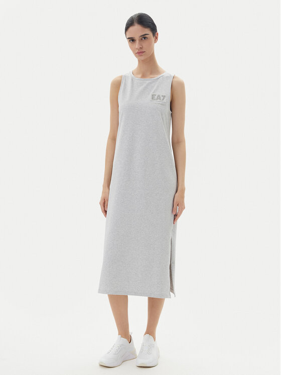 EA7 Emporio Armani Kasdieninė suknelė · Pilka · Midi