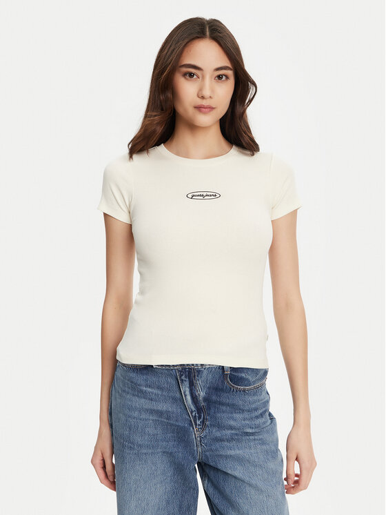 Guess Jeans Marškinėliai · Écru