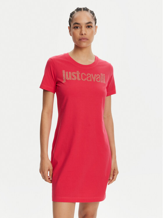 Just Cavalli Kasdieninė suknelė · Rožinė · Mini