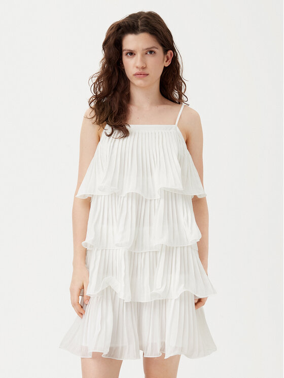 YAS Kokteilinė suknelė · Balta · Mini