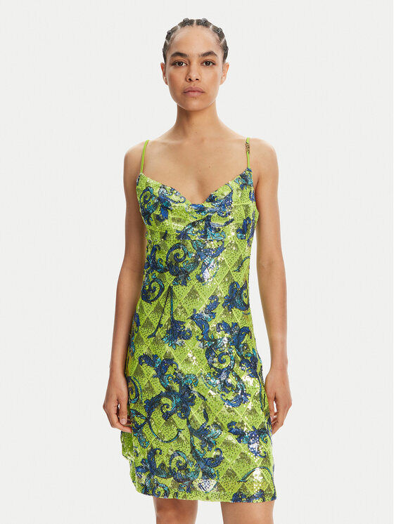 Versace Jeans Couture Kokteilinė suknelė · Žalia · Mini