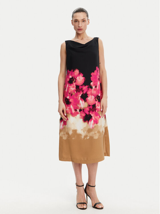 DKNY Kokteilinė suknelė · Juoda · Midi