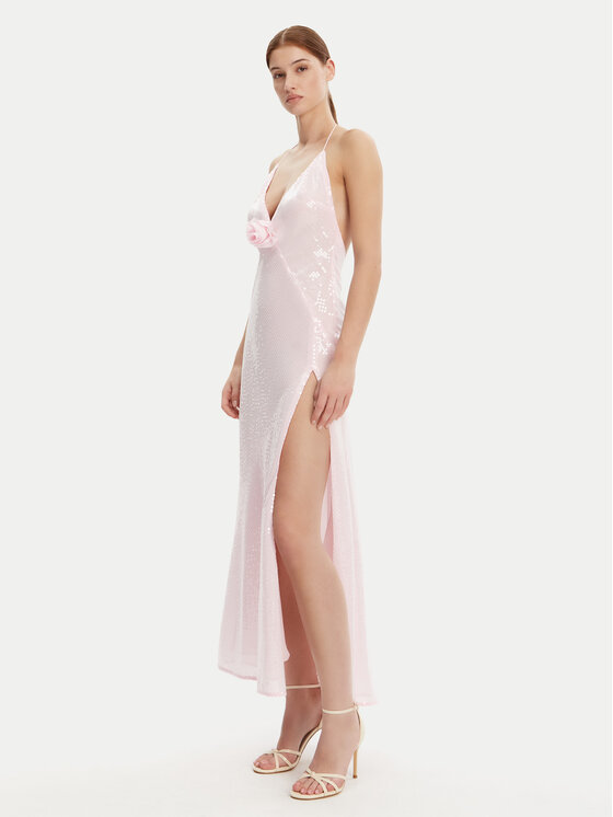 Bardot Vakarinė suknelė · Rožinė · Maksi