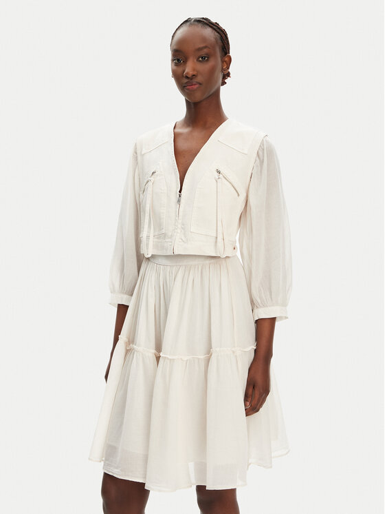 PINKO Kasdieninė suknelė · Écru · Midi