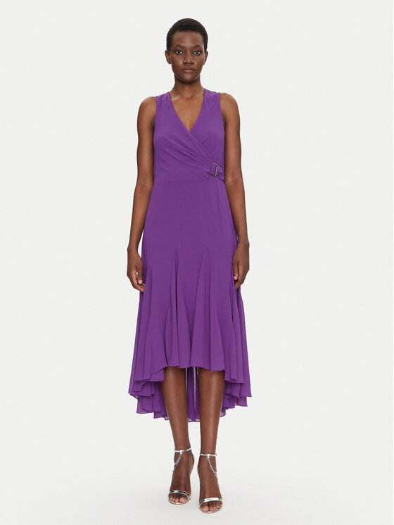Morgan Kokteilinė suknelė · Violetinė · Midi