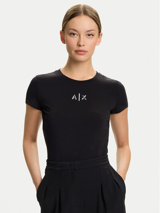 Armani Exchange Marškinėliai · Juoda