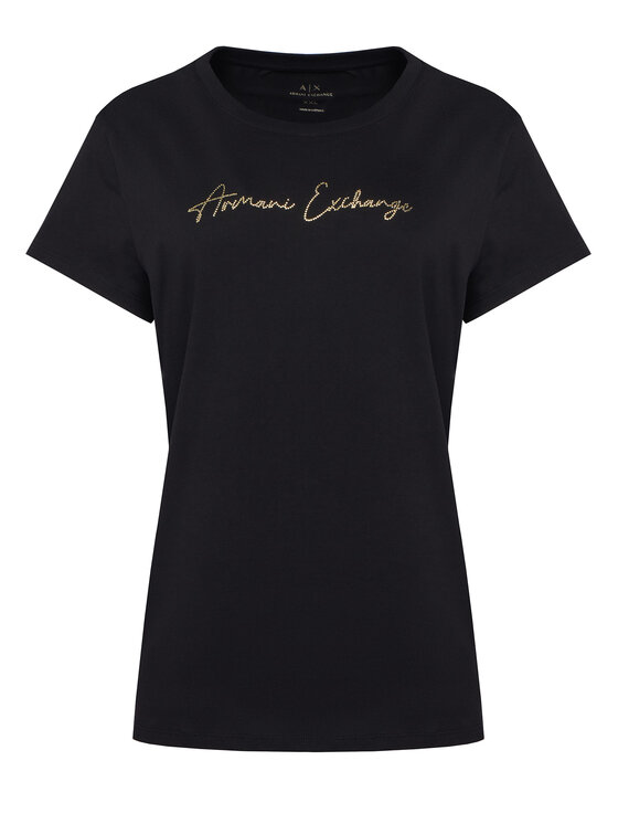 Armani Exchange Marškinėliai · Juoda