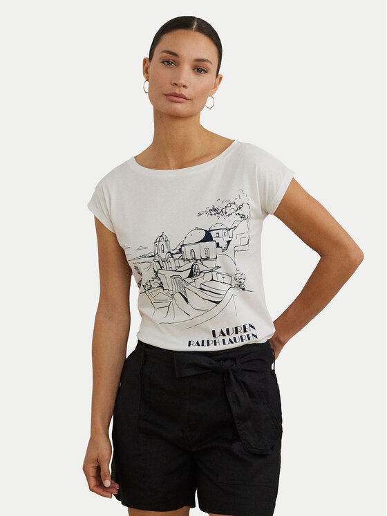 LAUREN RALPH LAUREN Marškinėliai · Balta