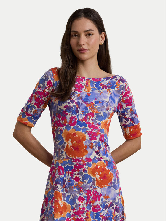 LAUREN RALPH LAUREN Kasdieninė suknelė · Spalvota · Midi