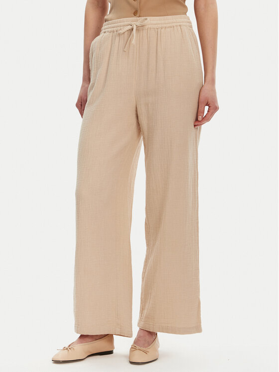 ONLY Megztos kelnės · Smėlio · Regular Fit